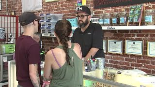 Legal mushroom dispensary opens in Florida [upl. by Yelyr]