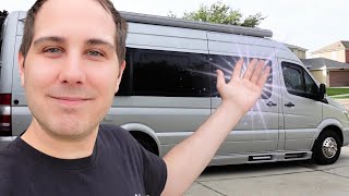 My new home Its a Van 2017 Mercedes Azur Sprinter Van Tour [upl. by Matthiew]