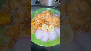 Egg🥚ధామ్ బిర్యానీ🥘చేసిన👩🏼‍🍳Egg biryani biryani eggbiryani eggrecipe short cooking egg recipe [upl. by Attenrev237]