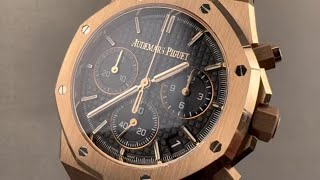 Audemars Piguet Royal Oak Chronograph 50th Anniversary 26240OROOD002CR01 AP Watch Review [upl. by Ahsilahk]