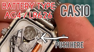 How to Replace Battery on Casio Lady Woman Watch [upl. by Sherer]