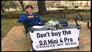 The Mini 4 Pro is the best drone under 250 grams BUT [upl. by Innes]