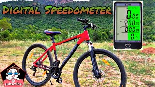 Best Budget Speedometer For Bicycle Sunding SD576A Rs599 speedometer cycle accessories [upl. by Theodosia339]