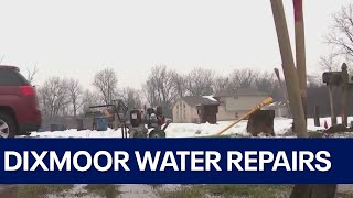 Latest water main break in Dixmoor repaired [upl. by Bein]