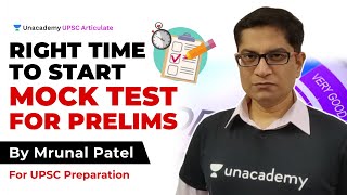 Right time to start preparing Mock Test for UPSC Prelims  By Mrunal Patel [upl. by Adnovahs]