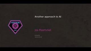 Another approach to AI  Jos Poortvliet [upl. by Ready730]