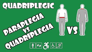 Paraplegia vs Quadriplegia Explained  Quadriplegic C5C6C7 [upl. by Goodrow]