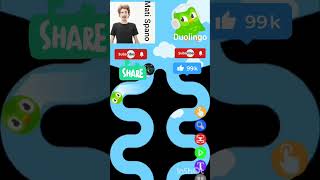 matispano VS Duolingo Simple Marble Race [upl. by Neyu]