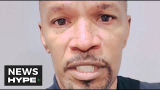 Jamie Foxx In Tears Explains Health Scare quotIts Been Toughquot  HP News [upl. by Atinor]