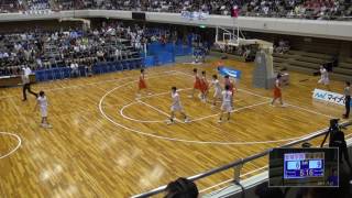 2017年 バスケットボール女子 安城学園×明星学園 1 [upl. by Nemzzaj567]