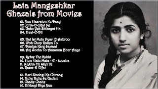 Lata Mangeshkar  Soulful Ghazals from films  50s 60s 70s amp 80s [upl. by Zebadiah433]