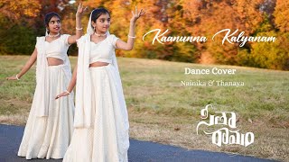 Kaanunna Kalyanam  Sita Ramam  Dance cover  Nainika amp Thanaya [upl. by Heidt]