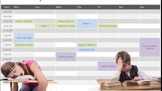 Making a study timetable [upl. by Nell]