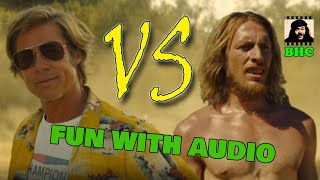 Cliff vs Clem  Once Upon A Time In Hollywood  Fun With Audio [upl. by Annoed174]