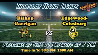 Bishop Garrigan vs EdgewoodColesburg Playoff High School Football [upl. by Mahda]