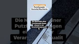 Hausbau Essentias Außenputz Vorteile und Nachteile [upl. by Aihset396]