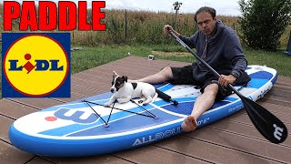 PADDLE LIDL MISTRAL gonflable allroundsup standup  pompe à air double action Paddle boards [upl. by Genna]