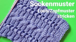 Sockenmuster stricken [upl. by Elades]