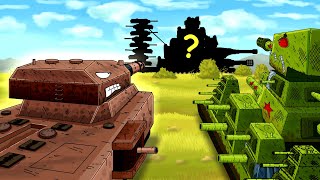 ALL EPISODES ABOUT KV 44 and American Ratte against an unknown monster  Cartoons about tanks [upl. by Prager335]