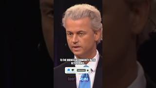 Geert Wilders doet zijn excuses aan de Marokkaanse gemeenschap in Nederland shorts [upl. by Cesya]