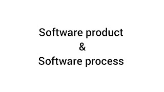 Difference between software product and software process agilemethodology softwareengineering [upl. by Fusuy]