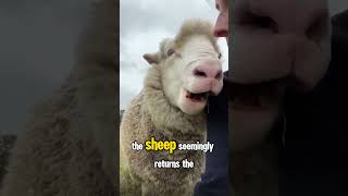 Rescued Sheep Shows His Love hearttouching shorts animals [upl. by Bubb]