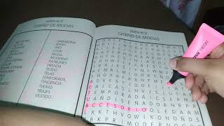 asmr quotunilateralquot  sopa de letras 🔍 🔎 [upl. by Nickles727]