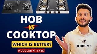 Built in Hob vs gas stove  cooktop  Which is better in India Comparison 2024  Houme india [upl. by Elocin601]