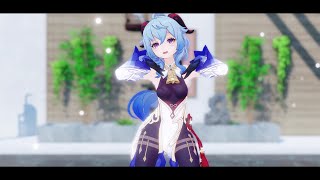 【Genshin Impact MMD4K60FPS】Ganyu 【105°C君への恋熱愛105°c的你】 [upl. by Eriam]