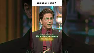 Shahrukh Khan Real Name 😳 shorts srk viralbollywood [upl. by Nnaeinahpets]