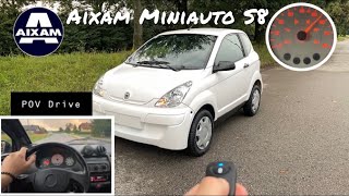 Aixam Miniauto S8 2014 POV Drive Highspeed Walkaround [upl. by Blackburn]