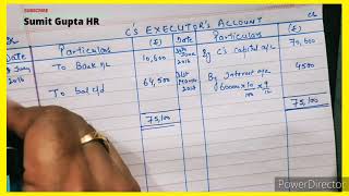 DEATH OF PARTNER EXECUTORS ACCOUNT  XII CLASS ACCOUNTANCY  IMPORTANT TOPICS [upl. by Braun]