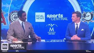 KCAL “Sports Central” Saturday on CBS Los Angeles open August 10 2024 [upl. by Balfore]