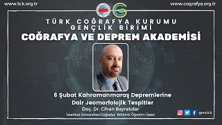 Coğrafya ve Deprem Akademisi  Doç Dr Cihan Bayrakdar [upl. by Morley626]