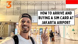 Buying a Sim Card at Jakarta Airport [upl. by Debby]