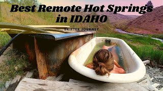 Best Remote Hot Springs in Idaho  Central Idaho Hot Springs Adventure [upl. by Cliff]