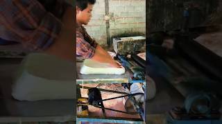 Best working day 001 Rubber tree sheet making process [upl. by Kinnon102]