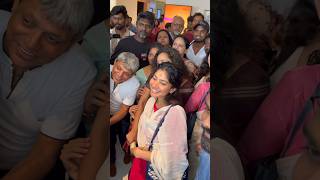 Real Indhu Rebecca Varghese and Sai Pallavi watched Amaran FDFS with fans amaran saipallavi [upl. by Ecinaej746]