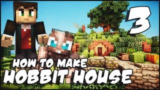 Minecraft How To Make a Hobbit House  Part 3 [upl. by Thar283]