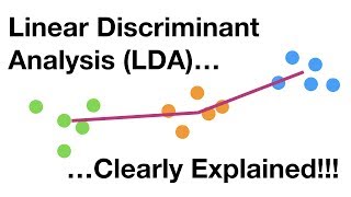 StatQuest Linear Discriminant Analysis LDA clearly explained [upl. by Kosak]