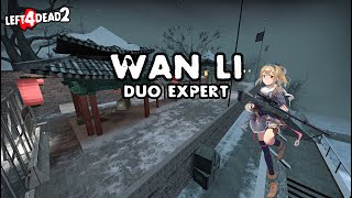 Left 4 Dead 2  Wan li Duo expertT1 weaponsno incapsno restart [upl. by Frendel]