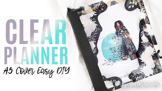 How To Make A DIY Clear A5 Ring Planner Cover with a Laminator [upl. by Bristow]