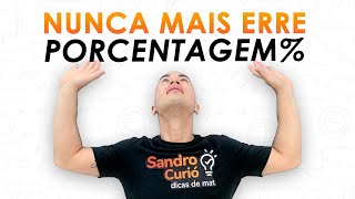 Fácil e Rápido  APRENDA PORCENTAGEM EM 8 MINUTOS [upl. by Grinnell156]