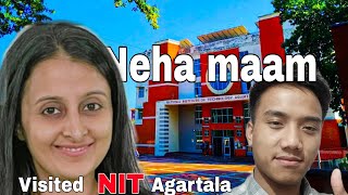 nehamamsarmy Neha maam in our nit Agartala JEE 2025  mains and advance [upl. by Devaj]