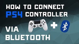 How to Connect Your PS4 Controller to a PC via Bluetooth [upl. by Anait]