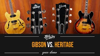 GIBSON vs HERITAGE The Slim Harpo quotLovellquot ES330 and the Heritage H530 [upl. by Kordula]