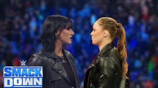 WWE Full Match  Rhea Ripley Vs Ronda Rousey  SmackDown Live Full Match [upl. by Duston315]