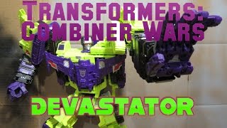 Transformers Combiner Wars Devastator Stop Motion Part 2 [upl. by Tnahsin989]