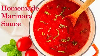 Homemade Marinara Sauce  Marinara Sauce without Onion and Garlic  Easy Marinara Sauce [upl. by Nancey649]