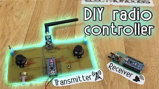 DIY Radio Controller  Arduino amp NRF24  amplified antenna [upl. by Laurentium532]